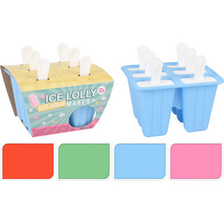 Ijslolliemaker 4 assorti kleur | 6 stuks