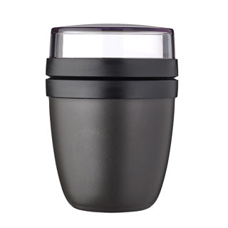 Mepal lunchpot ellipse mini nordic black | 2 stuks