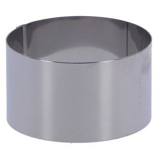 Metaltex baking ring 8x4.5 cm stainless steel