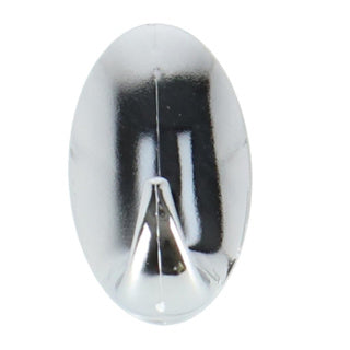 Metaltex -Kleberhaken 4 Stücke verchromter Oval