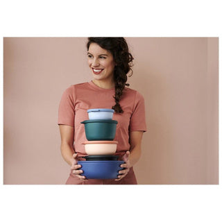 Mepal cirqula multikom 0,35 l nordic black | 3 stuks