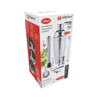 No brand cocktail set 14 pieces