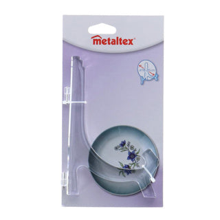Metaltex Tellerhalter 18-26 cm transparent
