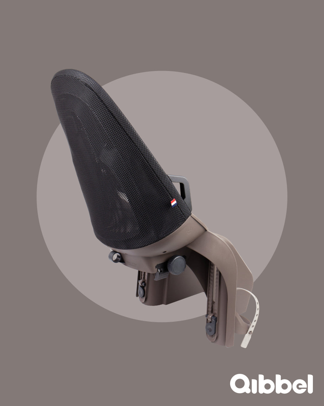 Marco de aire de asiento trasero de Qibbel marrón claro negro