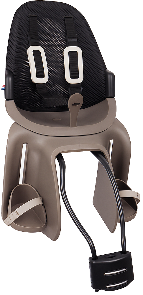 Marco de aire de asiento trasero de Qibbel marrón claro negro