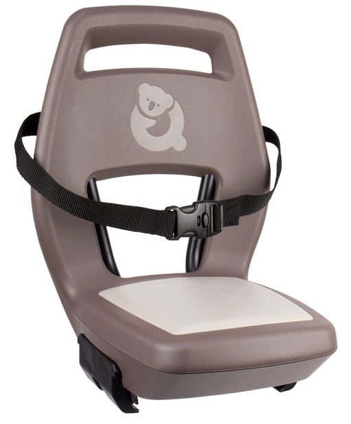 Asiento trasero de Qibbel junior 6+ portador de equipaje negro marrón claro