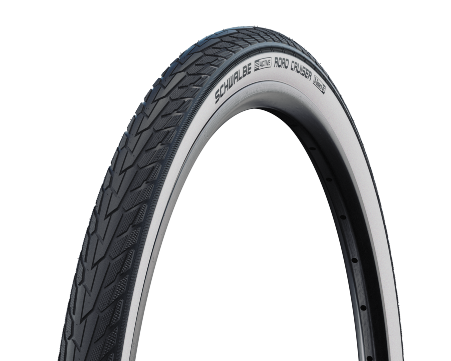 Schwalbe clincher road cruiser plus act 37-622 black white
