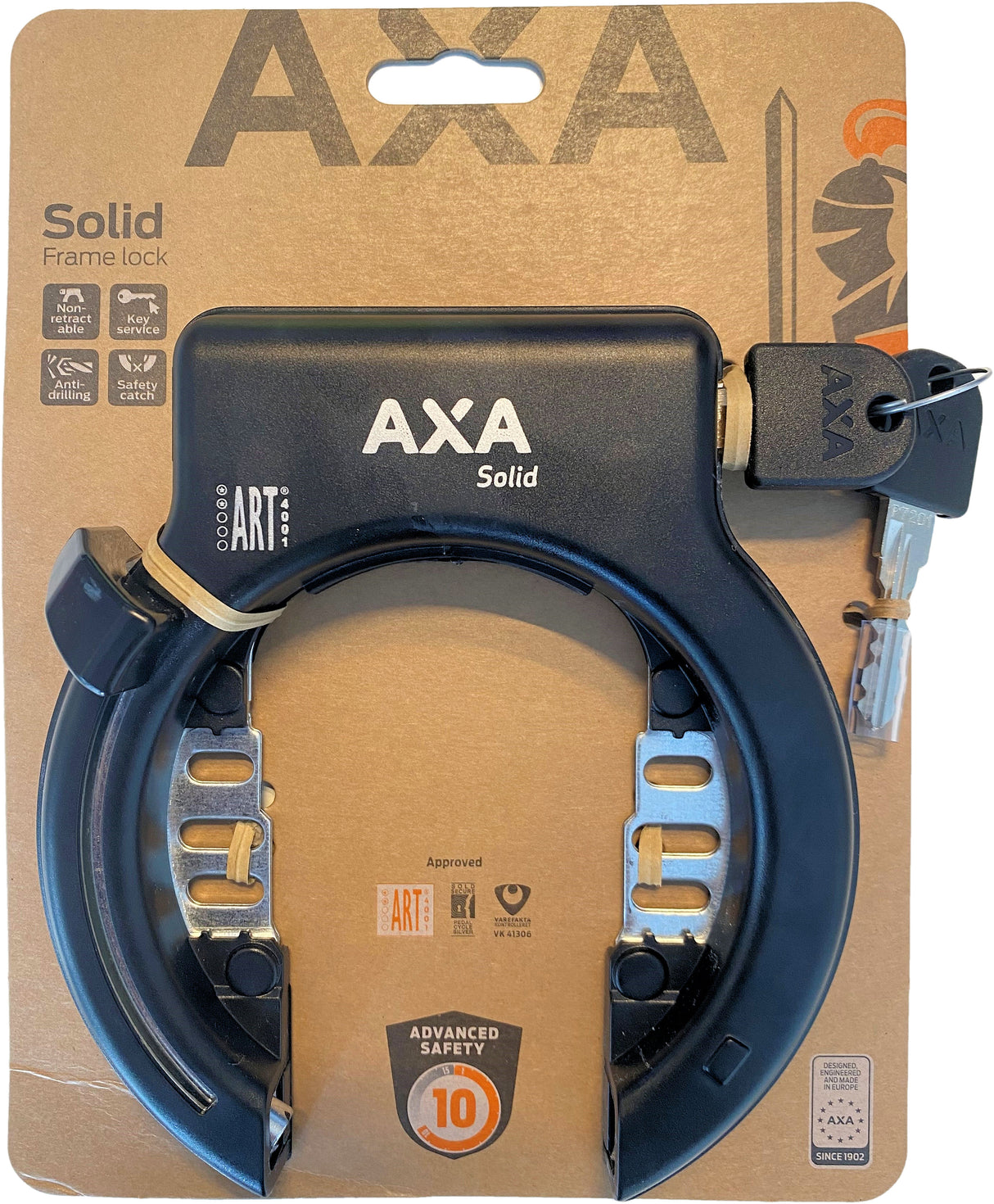 Axa lock ring lock solid black