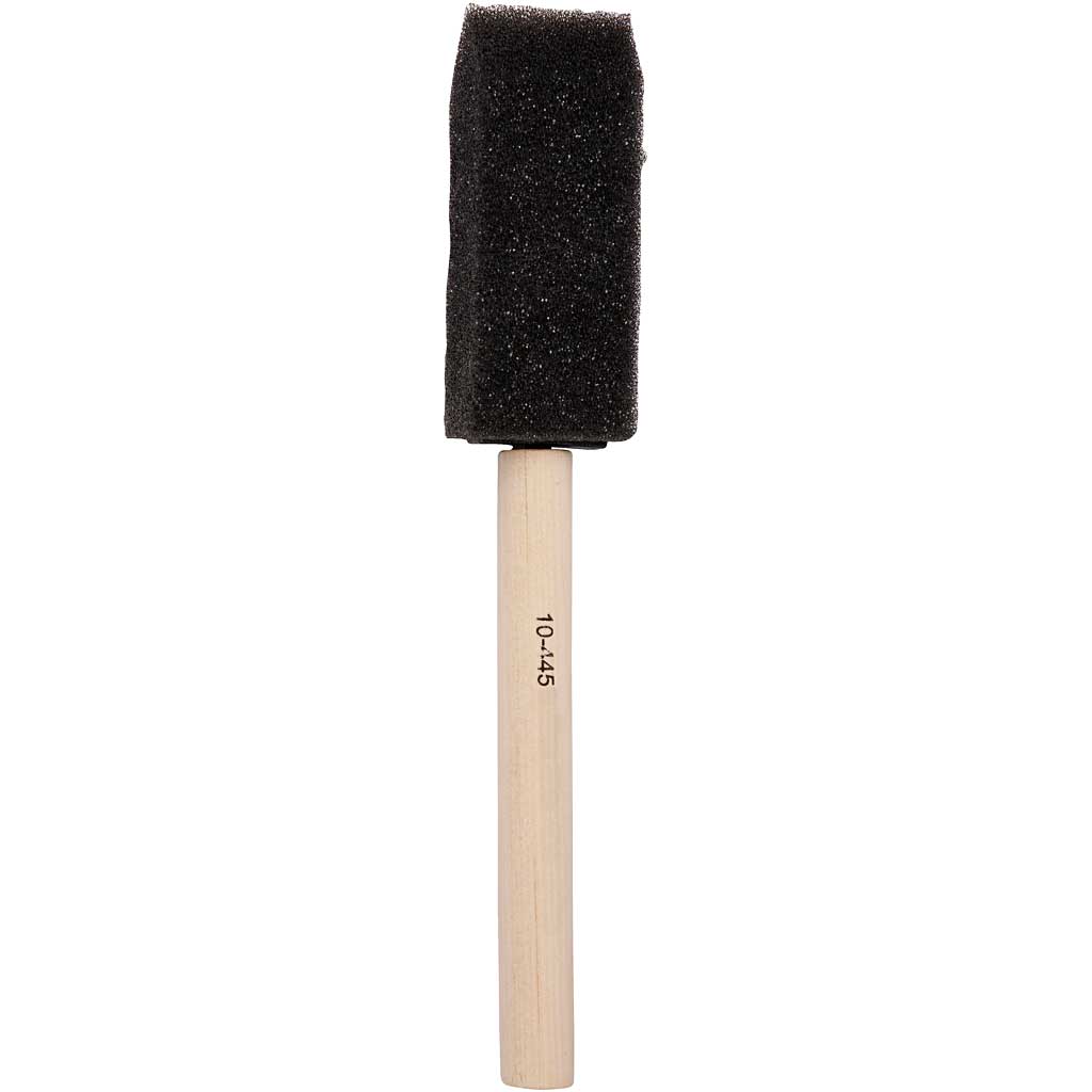 Creativ company foam brushes, w: 25 mm, 10 pieces 1 box
