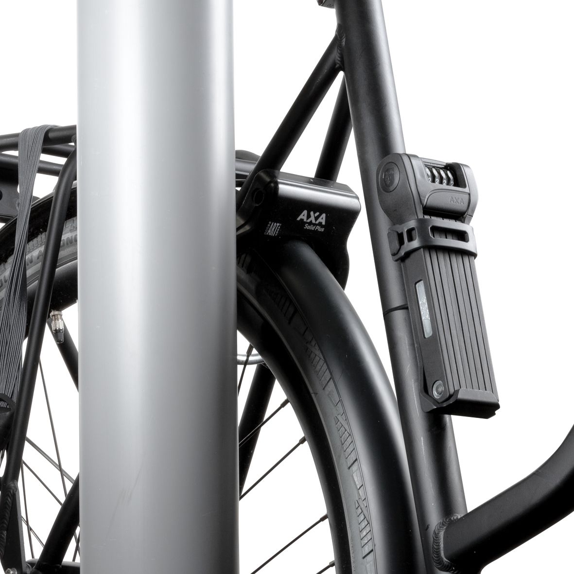 Axa folding lock fold lite c100 - black