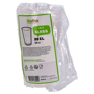 Duni plastic glasses 39 cl 10 pieces