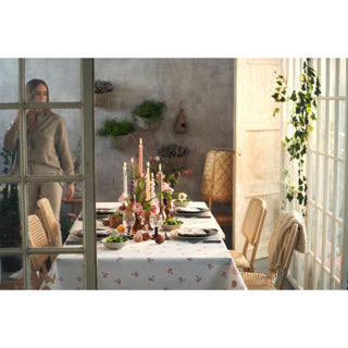 Duni Easter tablecloth blooming bunnies 138x220 cm