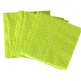 Duni napkins playful dots kiwi 33x33 cm
