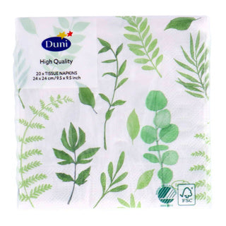 Duni napkins greenery 24x24 cm