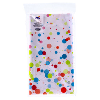 Duni tablecloth festive bubbles multi 138x220 cm