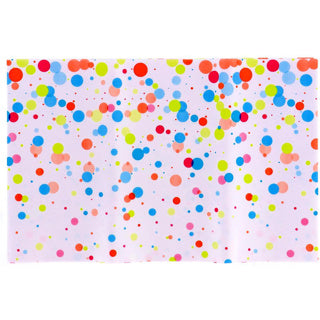 Duni tablecloth festive bubbles multi 138x220 cm