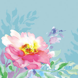 Duni napkins flowy floral 24x24cm