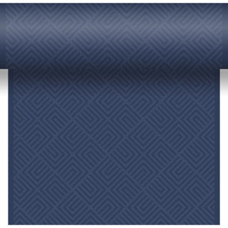 Duni tablecloth 3-in-1 mosaic dark blue 40x480 cm