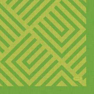 Duni napkins mosaic kiwi 24x24 cm