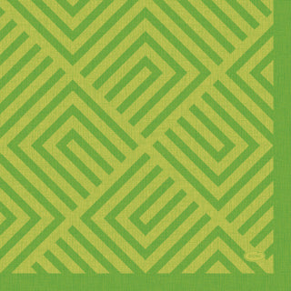 Duni napkins mosaic kiwi 33x33 cm