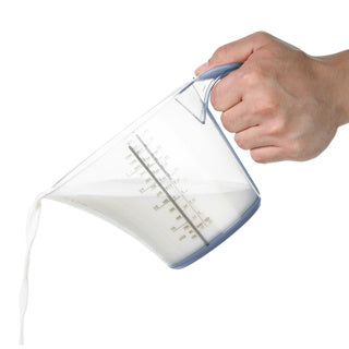 Rotho loft measuring cup 1.2l horizon blue transparent