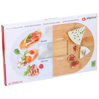 No brand serving dish oval 37x22x1.4 cm