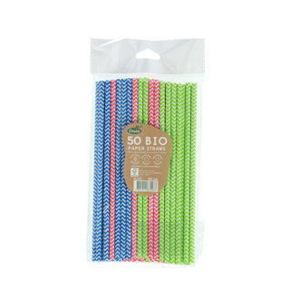 Duni straws, party 50 pieces paper