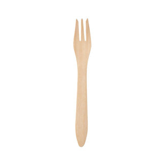 Duni forks 10 pieces wood