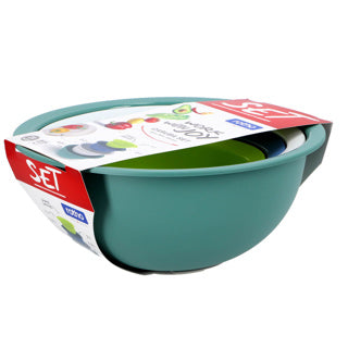 Rotho bowl set with colander caruba 4 pieces | 2 pcs