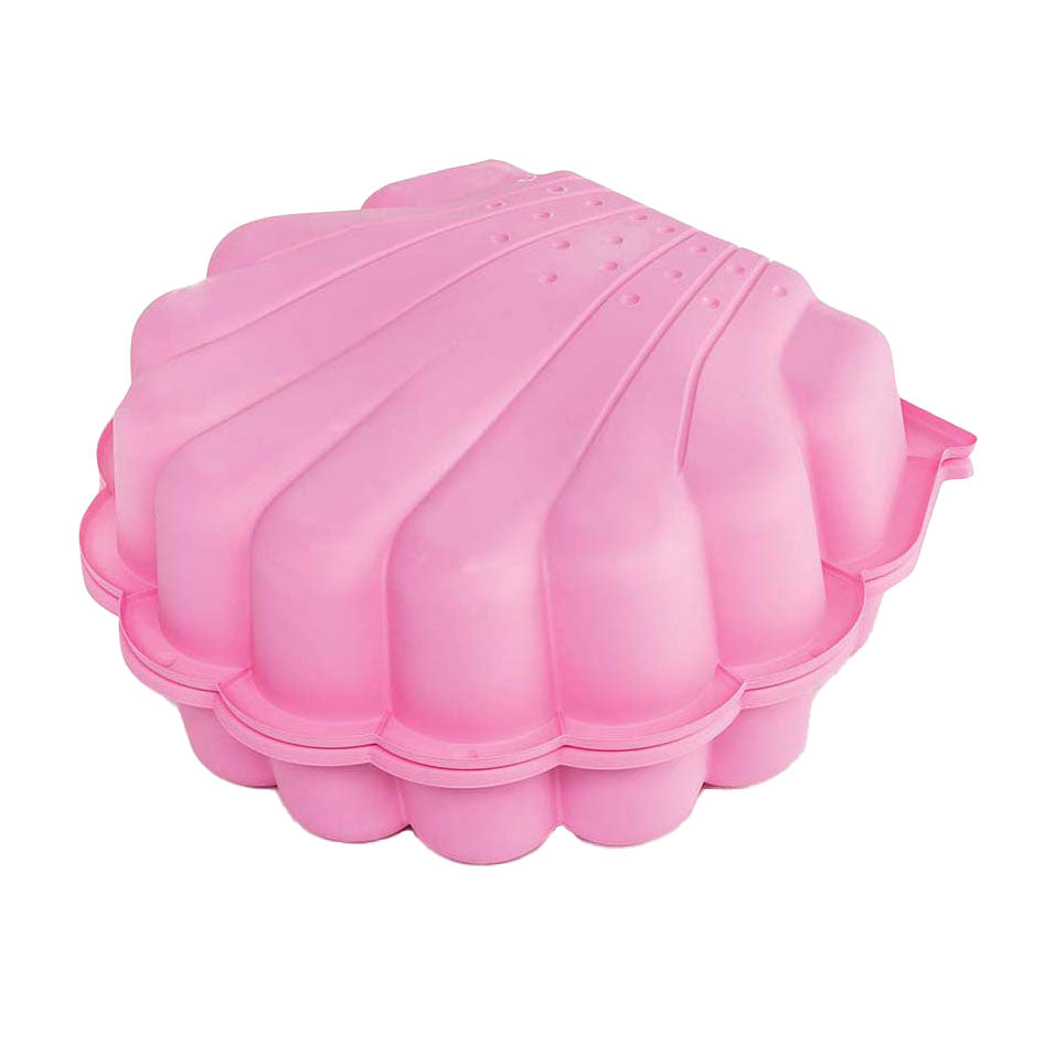 homokozó fedővel Shell 87 x 78 x 18 cm rózsaszín
