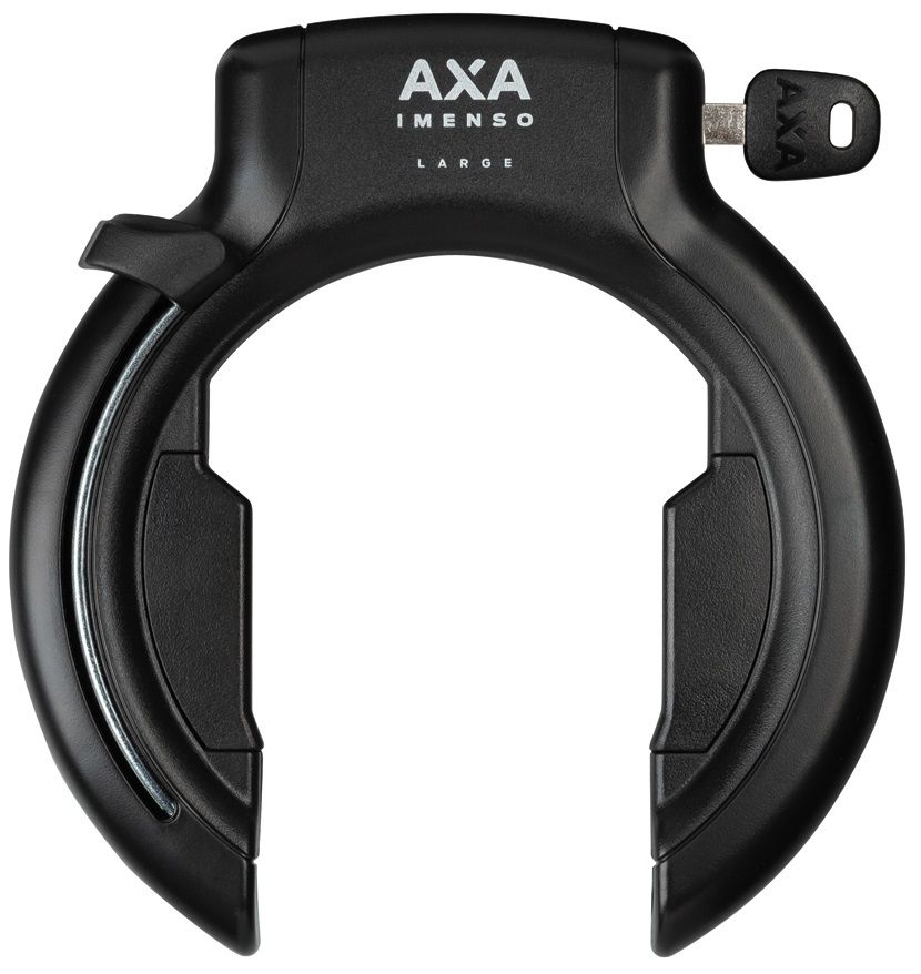 Axa ring lock imenso large retractable - black