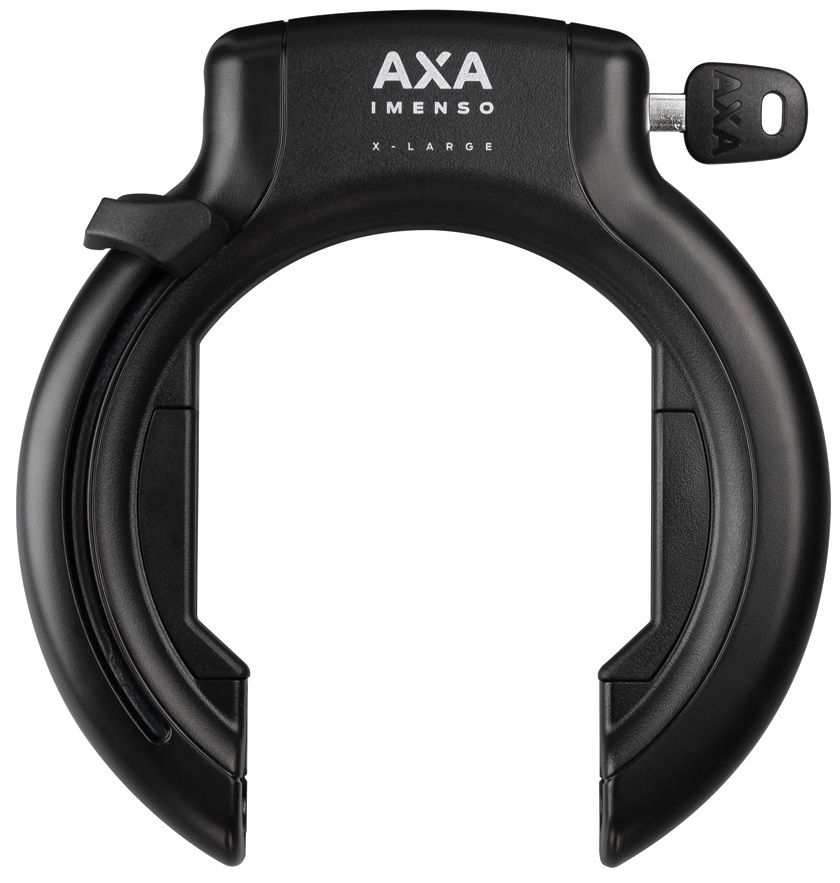 Axa ring lock imenso x large retractable - black