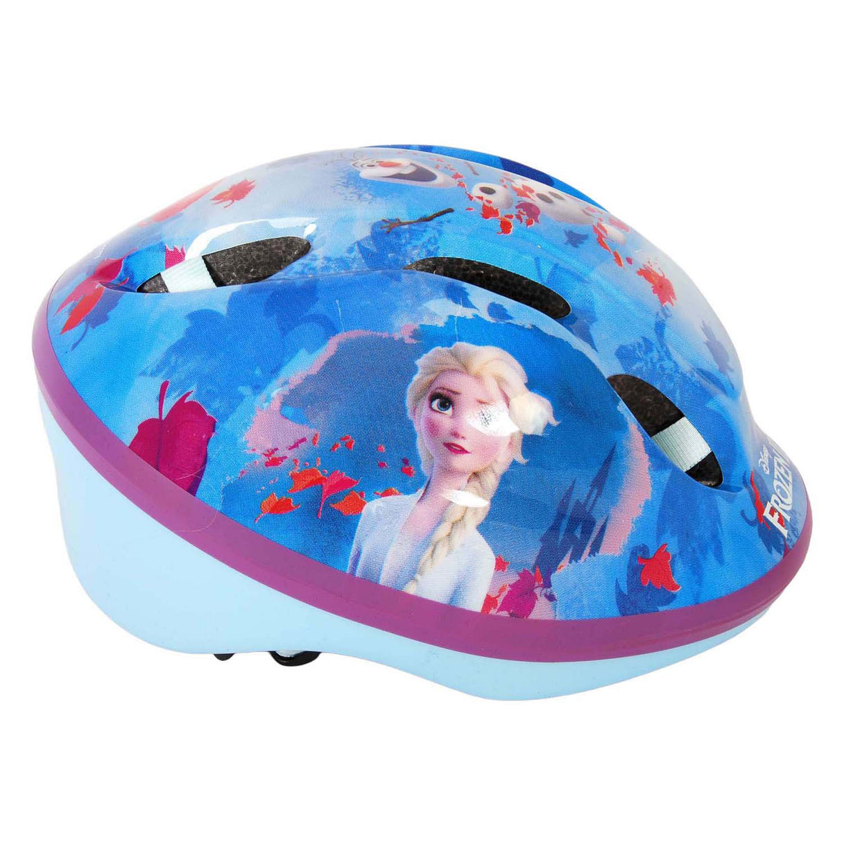 Disney Frozen Bicycle Skate Casque Blue Rose Taille 51-55 CM