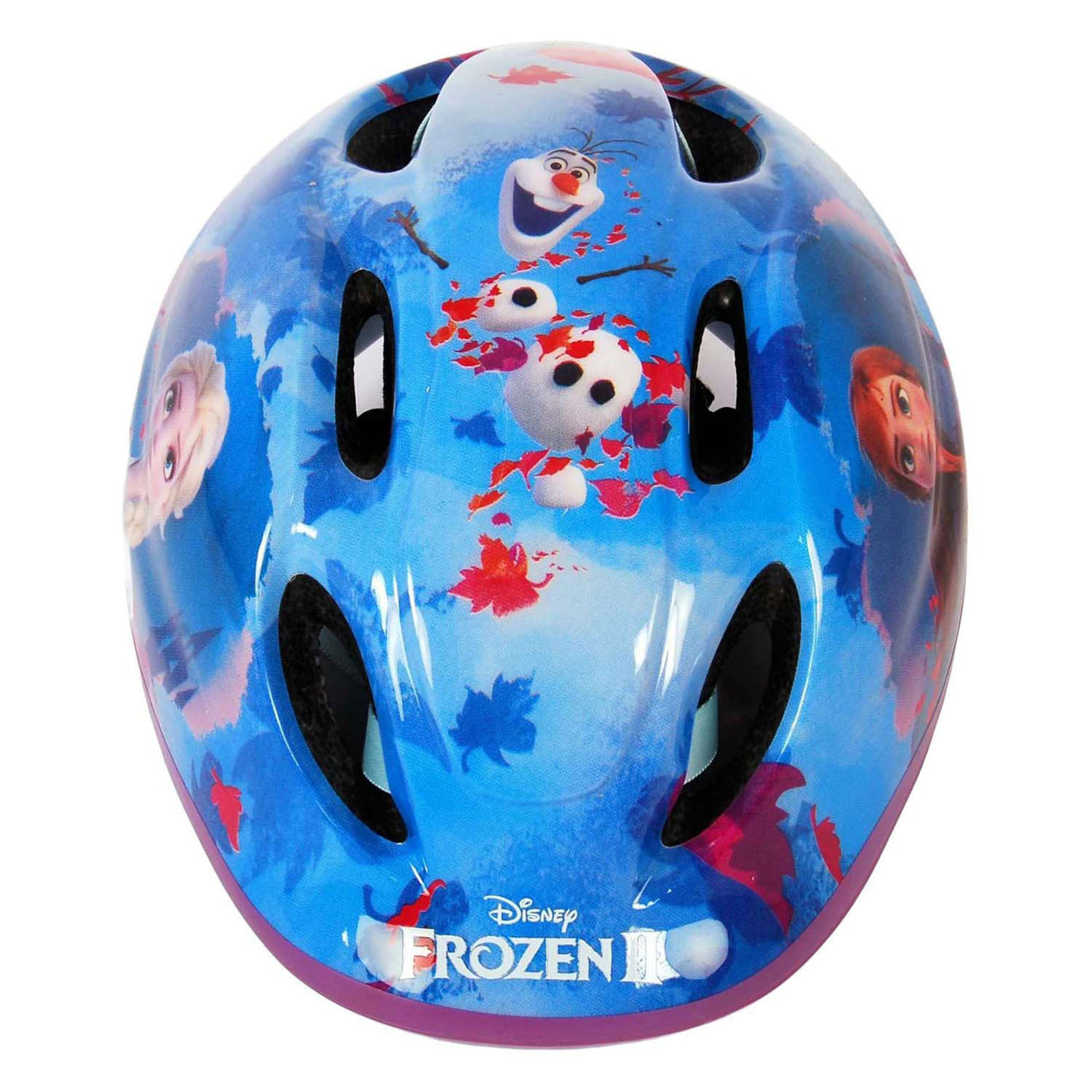 Disney Frozen Bicycle Skate Casque Blue Rose Taille 51-55 CM