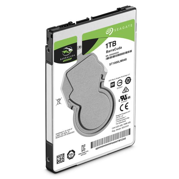 Seagate st1000lm048 barracuda hdd, 1tb, 2.5, sata3 6gbps, 5400 rpm, 128mb, 1.7w