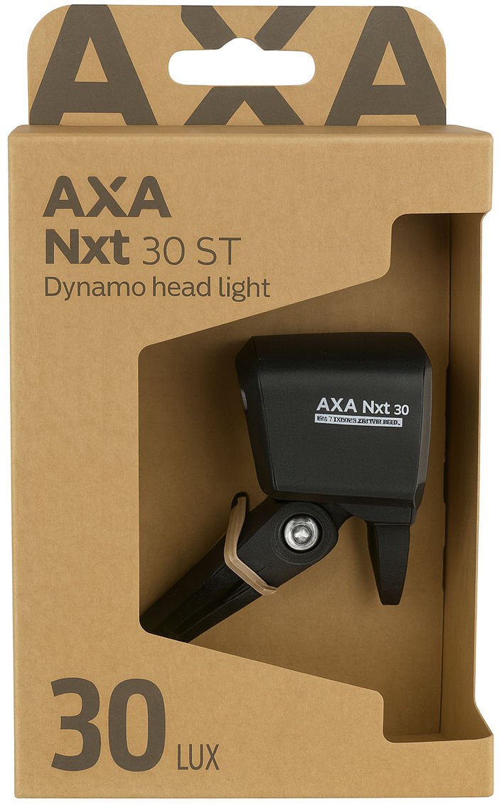 Axa headlight NXT 30 steady - black
