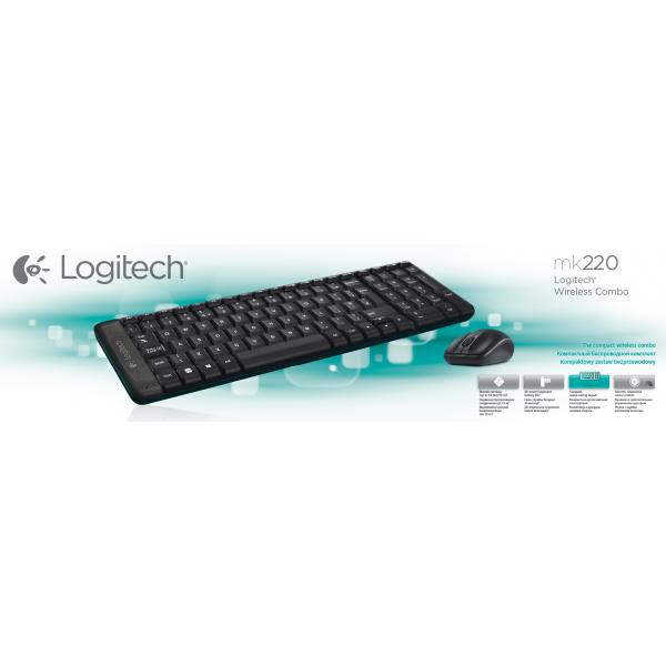 Logitech Wireless Combo MK220 Teclado + mouse