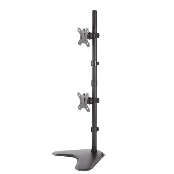 Neomounts neomounts fpma-d550ddvblack a doppia scrivania montata a doppia scrivania, 2x 10-32, 16 kg, 91 cm, 75x75