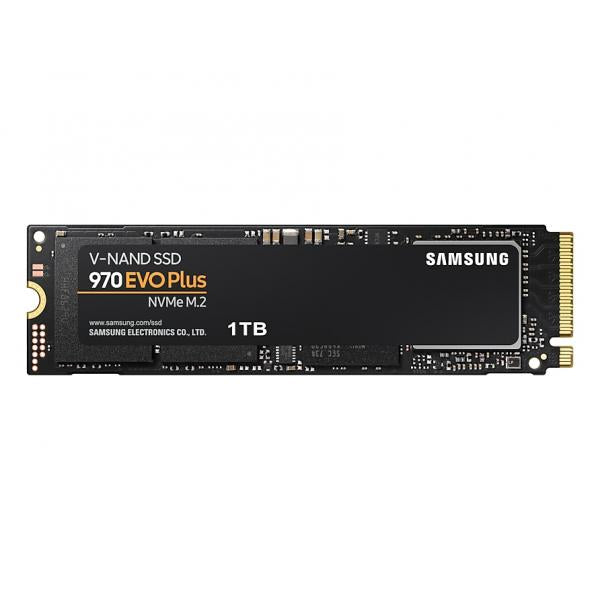 Samsung mz-v7s1t0bw 970 evo plus ssd, 1 tb, m.2 nvme, v-nand mlc, 3500 3300 mb s, 6000000 iops