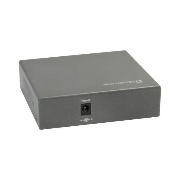 Levelone gep-0523 switch gigabit poe a 5 porte, ieee 802.3af at, 4x poe, 60w, 10 100 1000Mbps