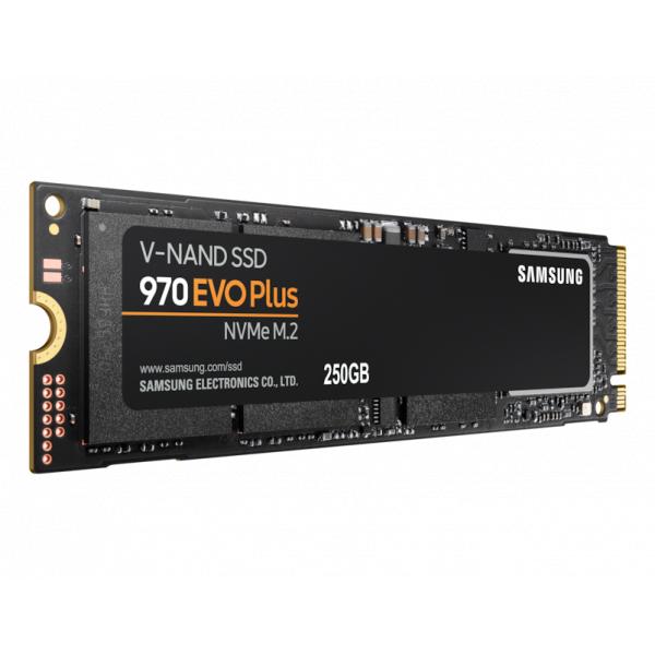 Samsung mz-v7s250bw evo 970 plus ssd, 250 gb, m.2 2280, v-nand mlc, 3500 3300 mb s, 550 000 iops
