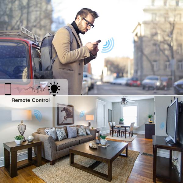 Woox r4054 intelligens beépített aljzat tuya tápellátással, 16a, 3680w, wi-fi, fehér