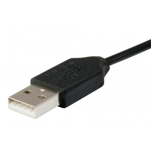 Ausrüstung 128952, 4-Port-Reise-USB-Hub, USB 2,0, 480 Mbit, Plastik, Schwarz