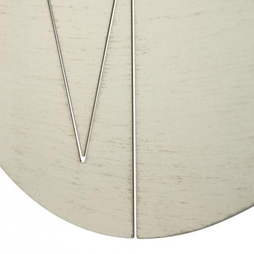 Nextime Klok 3104wi Galileo, Ø43 cm, muro, vecchio bianco