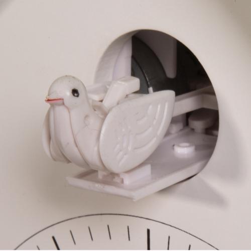 Nextime Klok 3108bl Birdy, 24.5x25.5x9.8 cm, parete, blu bianco