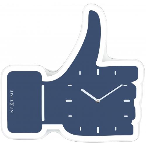 Nexttime Auer 5185bl Mini Daumen erop, 20,5x21, Wand, blo Sëlwer