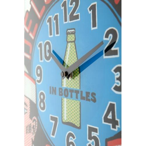 Hodiny Nexttime 8167 delux večeře, 43x43cm, nástěnné, vícebarevné