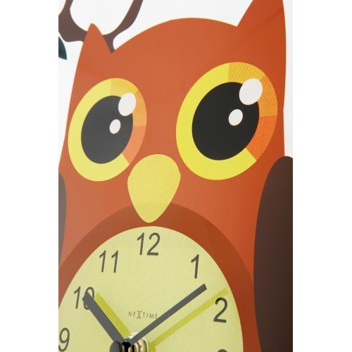 Nestetidsklokke 8169 oohoo, ø43 cm, vegg, flerfarget