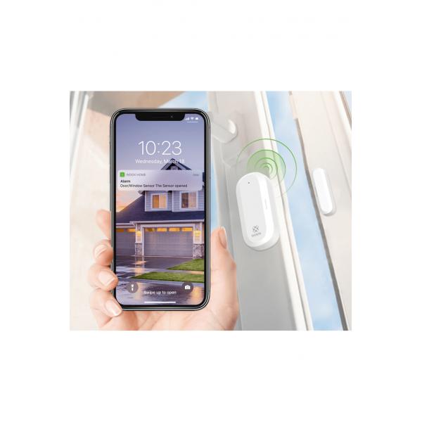 Woox r7047 smart dørvinduesensor, zigbee, hvid