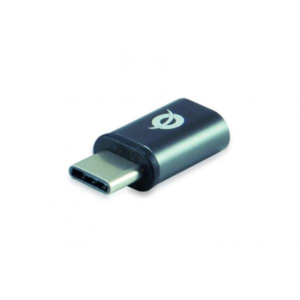 Conceptronic donn05g usb-c to micro usb otg adapter 3-pack, usb 2.0 type-c micro, male female, bl